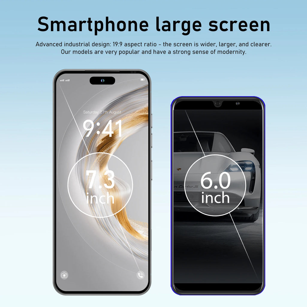 Tidesmit 7.3-Inch 1TB 5G Smartphone - High-Capacity Unlocked Mobile Tidesmit