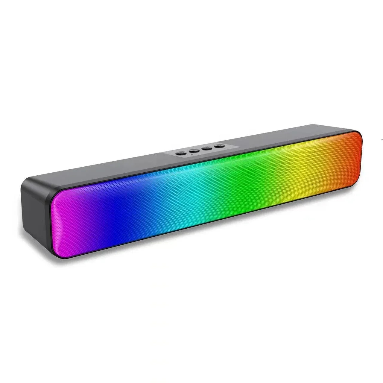 Wireless Computer Soundbar | RGB Desktop Speaker with Bass Boost - Black My Store