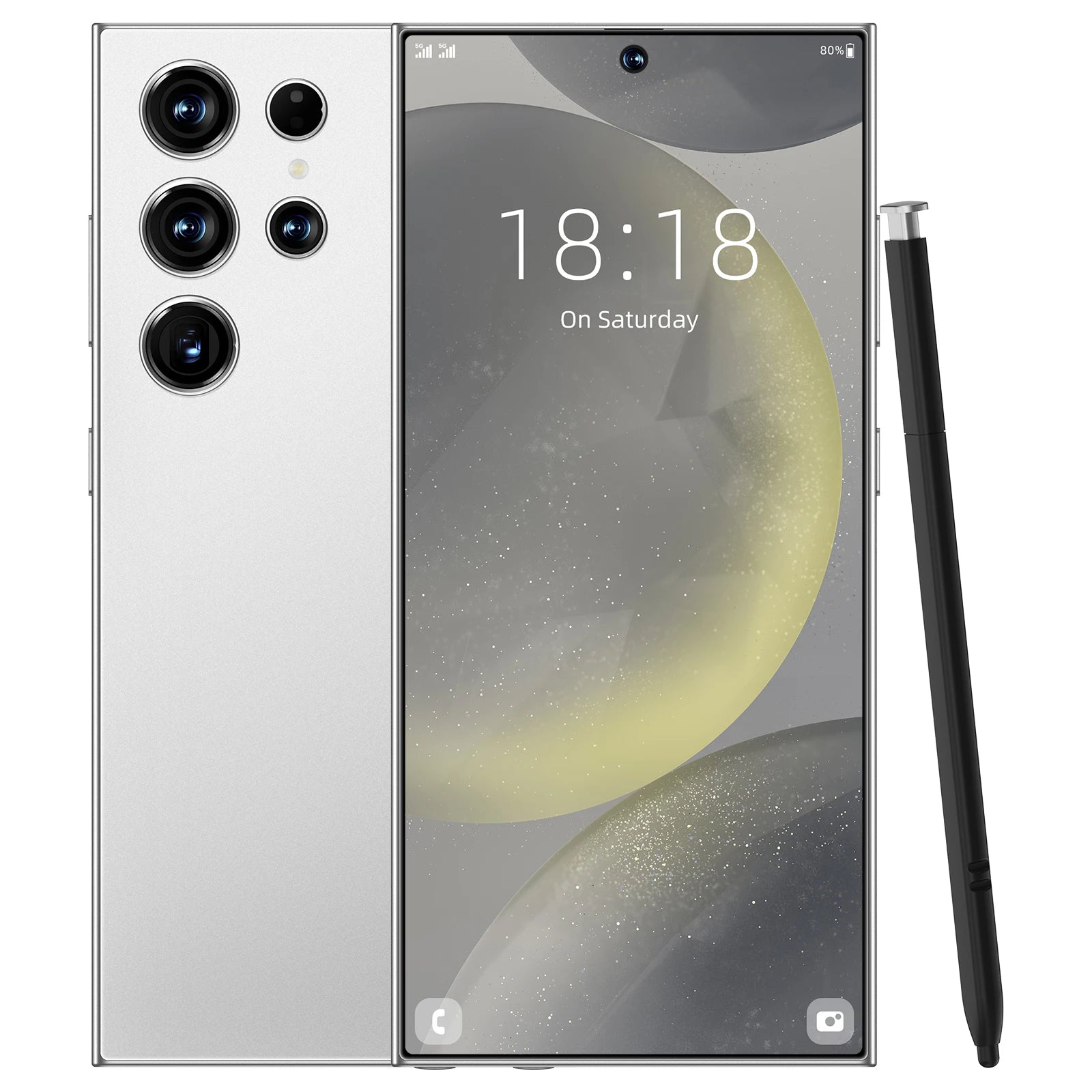 S25 Ultra 16GB 1TB 5G Smartphone - AMOLED Dual SIM Unlocked White 16g 1TB Tidesmit