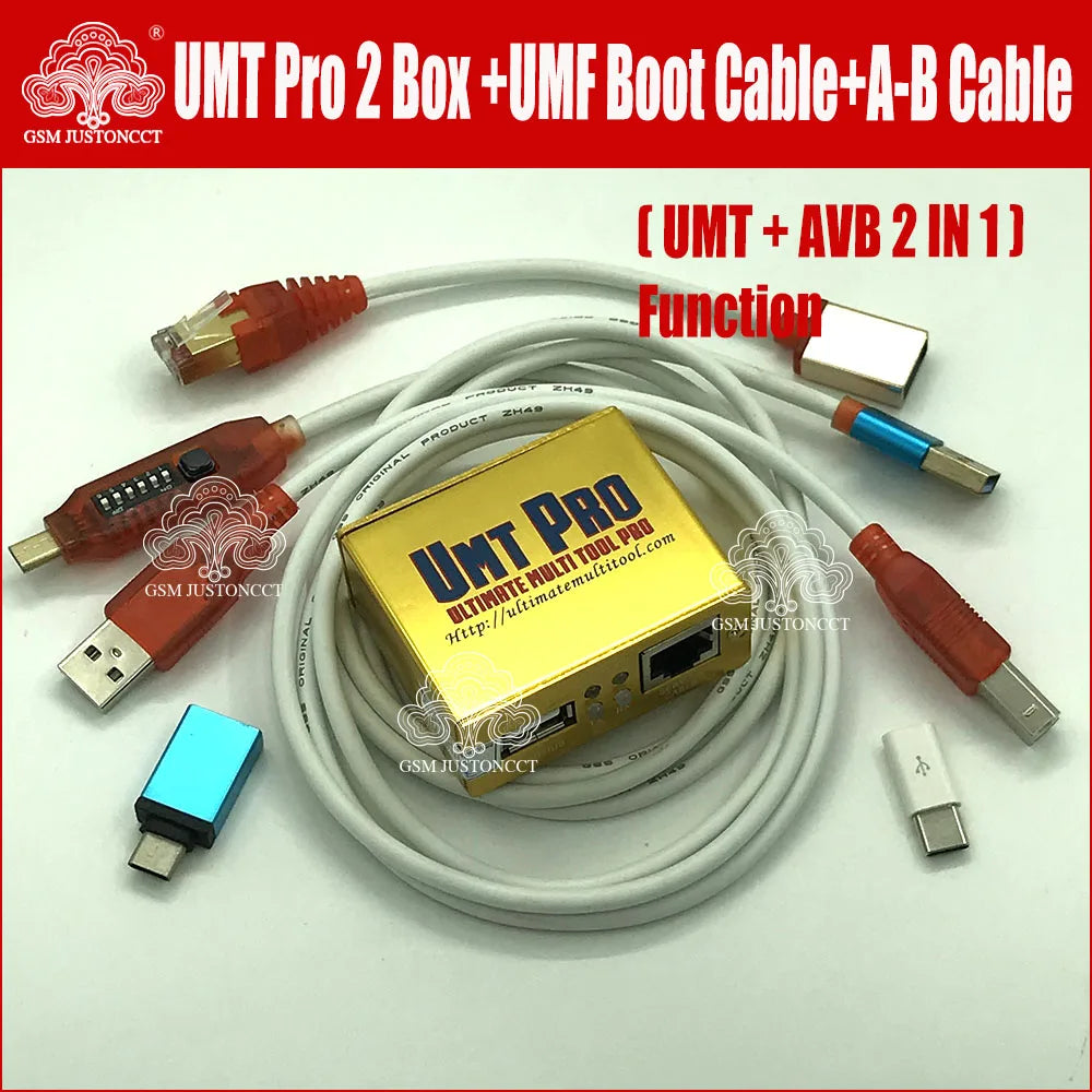 2026 UMT Pro 2 Box ( UMT + AVB ) 2IN1 + UMF All Boot Cable