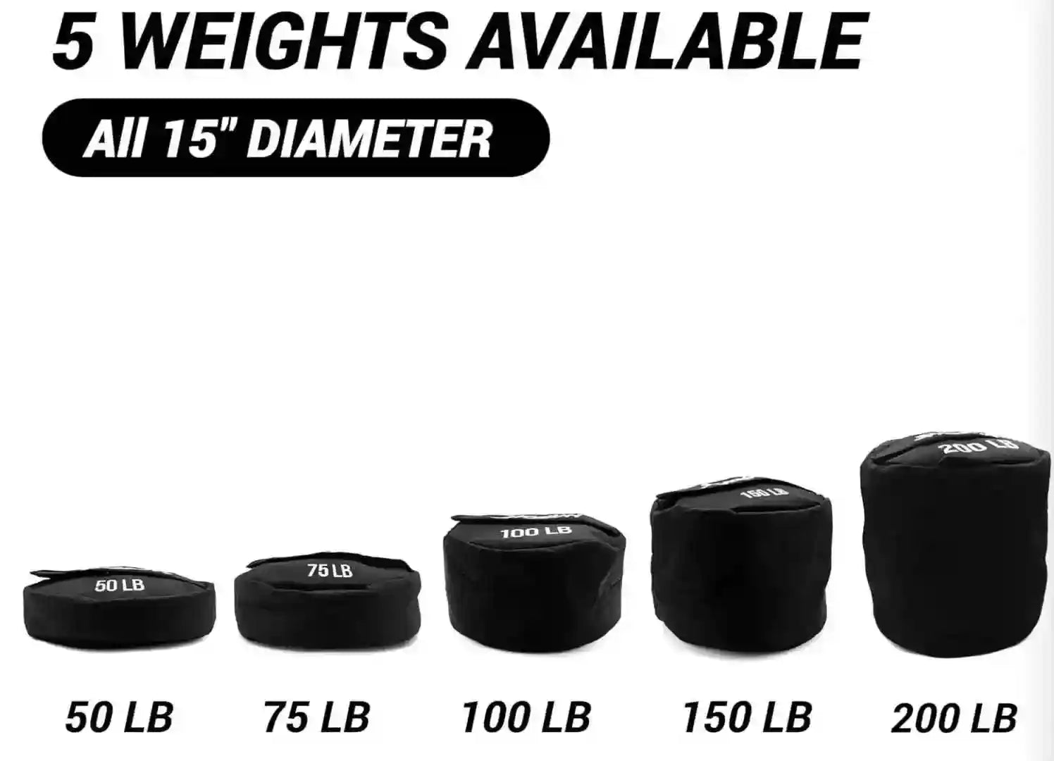 75 Lbs Weightlifting Sandbag | Durable Home Gym Training Gear Tidesmit
