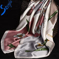100% Silk Women 2018 Fashion Silk Scarf