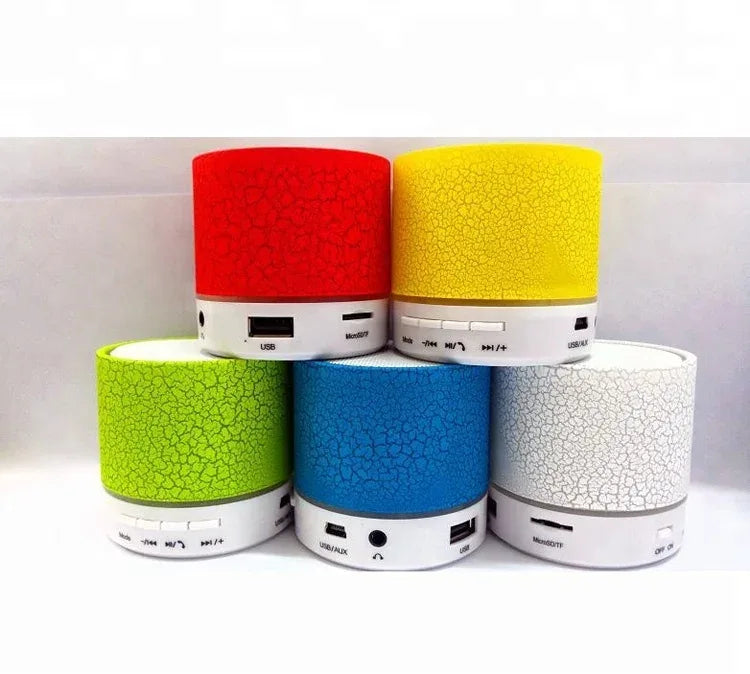 Portable Bluetooth Speaker with RGB LED Lamp - Wireless Audio for Home My Store