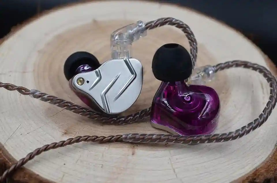 KZ ZSN Pro Hybrid In-Ear Monitors - Balanced Armature & Dynamic Driver Tidesmit