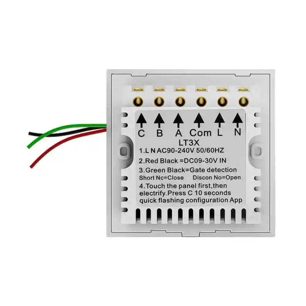 Wireless Garage Door Remote Switch | 86mm Smart WiFi Appliance | Tidesmit Tidesmit