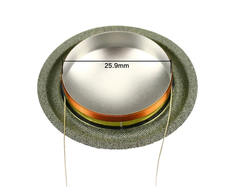For B&W Speaker Repair 25.9mm 1.02inch Tweeter Voice coil 8ohm 26 Core Titanium Diaphragm High Sensitivity Same Side 1Pairs