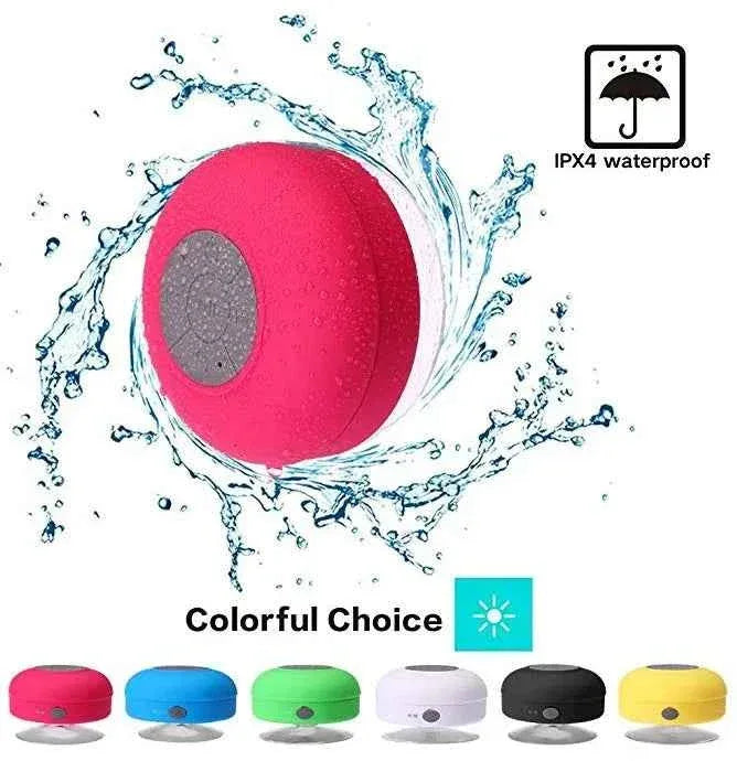 Portable Bluetooth Speaker | IPX7 Waterproof Wireless Audio | 360 Sound Rose Madder My Store