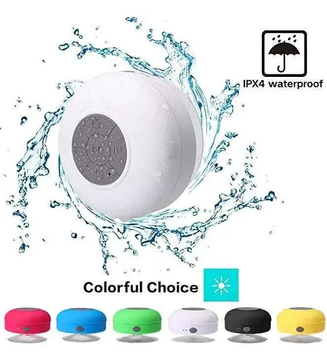 Portable Bluetooth Speaker | IPX7 Waterproof Wireless Audio | 360 Sound White My Store