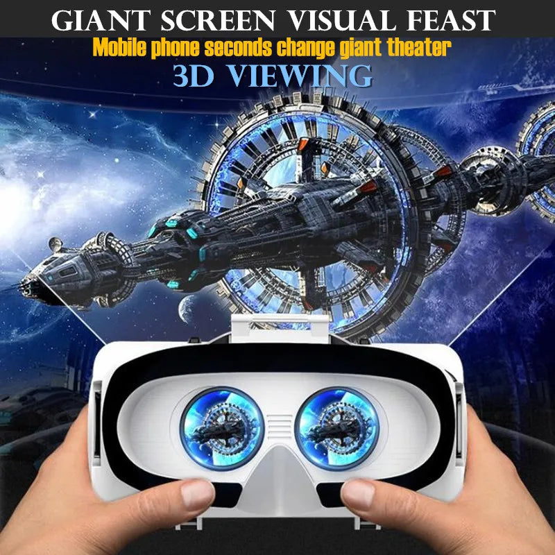 VR Headset for Smartphones: G06E Immersive 3D IMAX Smart Glasses Tidesmit