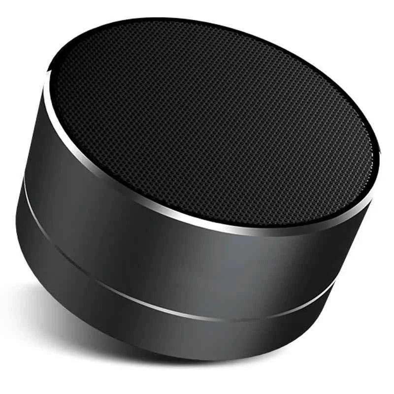Portable Bluetooth Speaker with RGB LED - 360 Wireless Audio (4 Colors) Black My Store