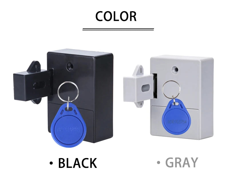 NAIERDI Digital Cabinet Intelligent Electronic Locks  Invisible Sensor Lock EMID IC Card Drawer For Wardrobe Furniture Hardware