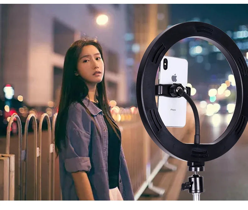 14-Inch LED Ring Light with Tripod Stand for Pro Content Creation Tidesmit
