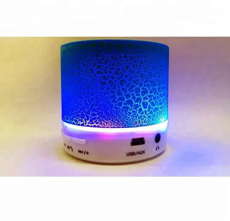 Portable Bluetooth Speaker with RGB LED Lamp - Wireless Audio for Home My Store