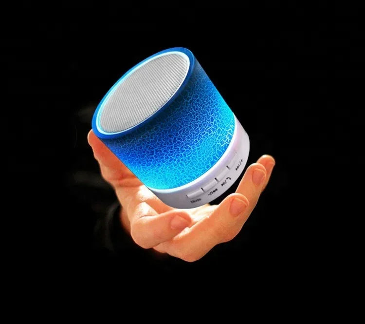 Portable Bluetooth Speaker with RGB LED Lamp - Wireless Audio for Home My Store
