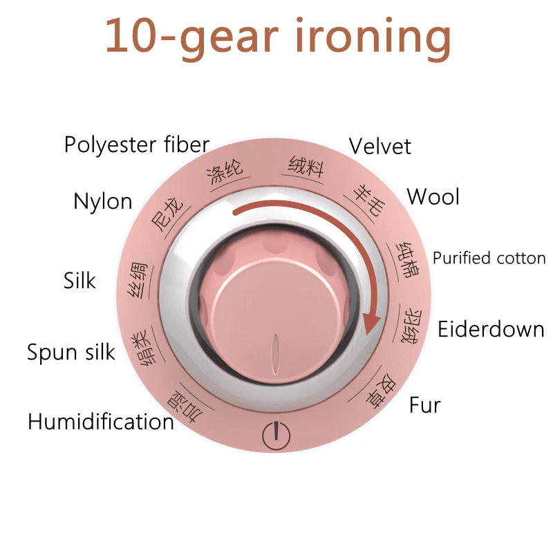 Tidesmit DMWD multifunctional garment steamer hanging ironing machine with mute operation and anti-dry protection, 9