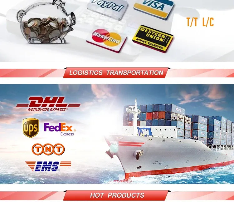 Payment and logistics infographic with card icons and shipping container graphic