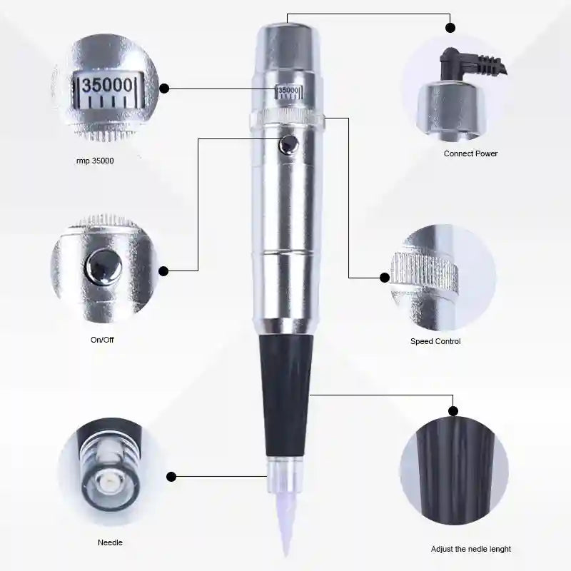 Tidesmit PMU Machine for Permanent Makeup - Precision Lip & Brow Pen Permanent Makeup Machines Tidesmit