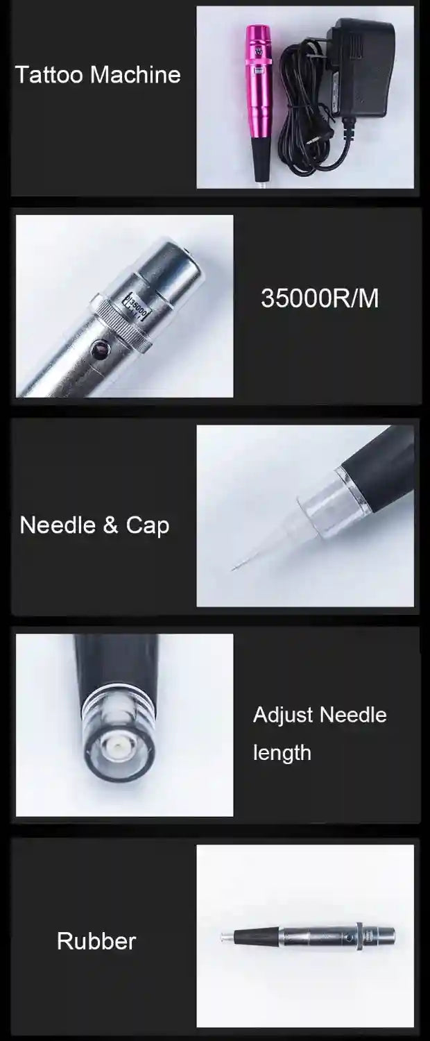 Tidesmit PMU Machine for Permanent Makeup - Precision Lip & Brow Pen Permanent Makeup Machines Tidesmit