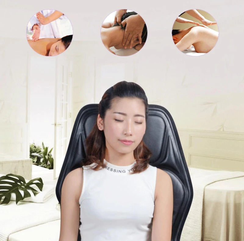 Tidesmit Electric Massager Cushion with Heat Therapy for Muscle Relief Massage Cushion Tidesmit