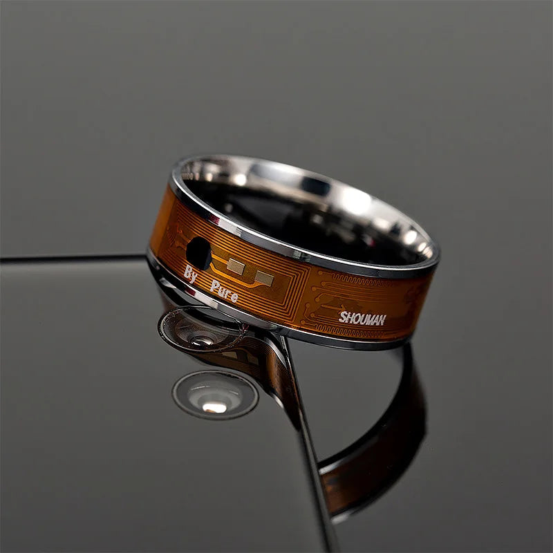 Smart Health Ring - Waterproof Stainless Steel Biometric Monitor Tidesmit