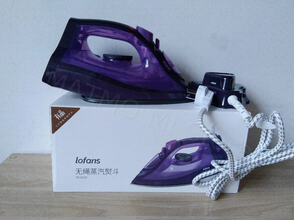 Tidesmit Lofans YD-012V Cordless Steam Iron featuring 280ml water tank and 35-second fast warm-up for garment steaming