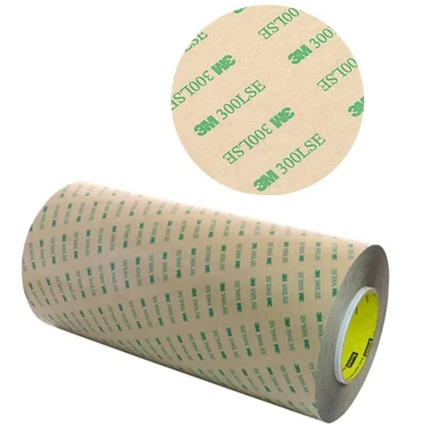Die Cut 3M 300LSE 9495LE Clear PET Double Sided Adhesive Tape Acrylic Polyester Carrier 0.17mm Thickness