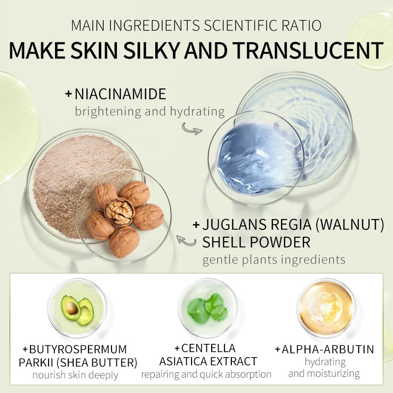 Shea Butter Exfoliating Scrub for Face and Body - Tidesmit Scrubs Treatments Tidesmit