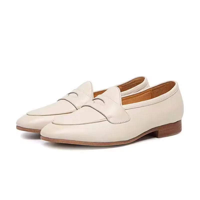 Le Fu Xuan 2024 New Style Fashion Comfortable Men Loafer Shoes Genuine Leather Walking Style Shoes for  Men's