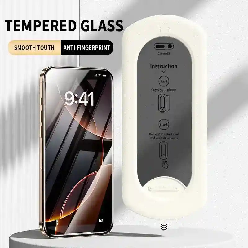 iPhone 16 Screen Protector Tempered Glass | 9H Hardness Case-Friendly Tidesmit