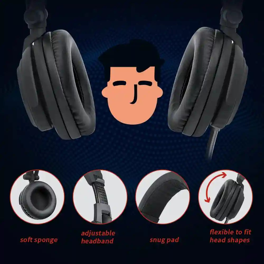Studio Wireless Over-Ear Headphones with 50MM Drivers and Foldable Design Tidesmit