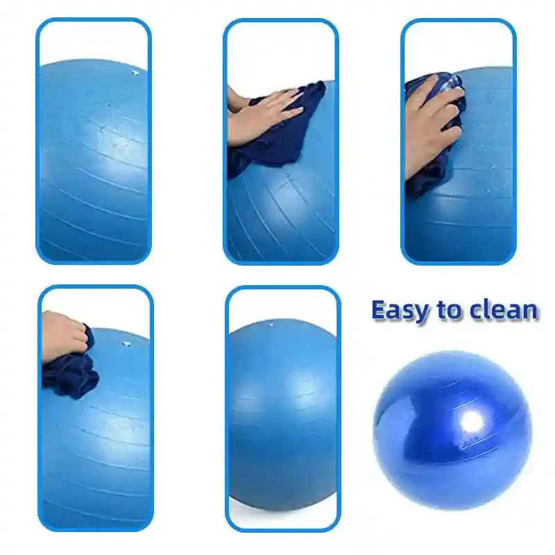 75cm Yoga Ball with Pump | Professional Stability Exercise Sphere Tidesmit