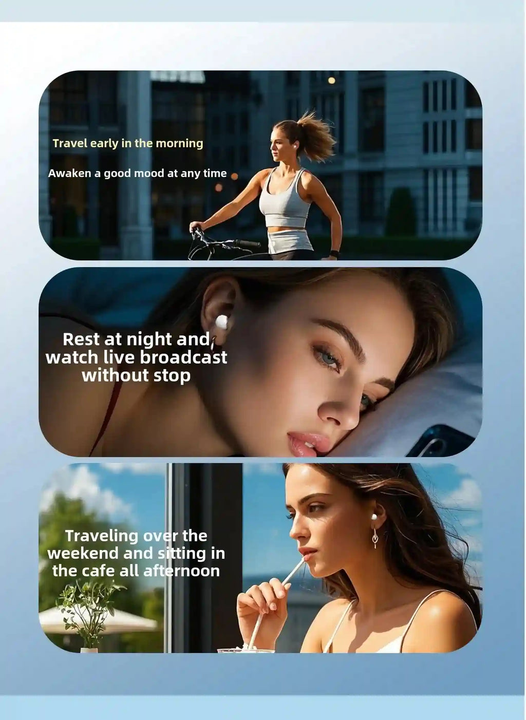 Tidesmit E27 Noise Cancelling Sleep Earbuds - Wireless Bluetooth Tidesmit