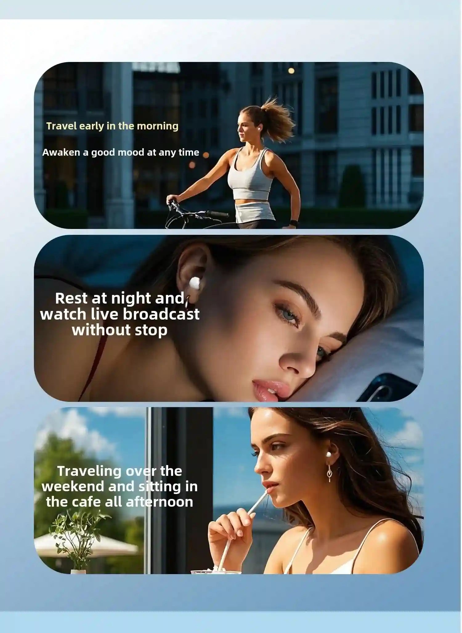 Tidesmit E27 Noise Cancelling Sleep Earbuds - Wireless Bluetooth Tidesmit