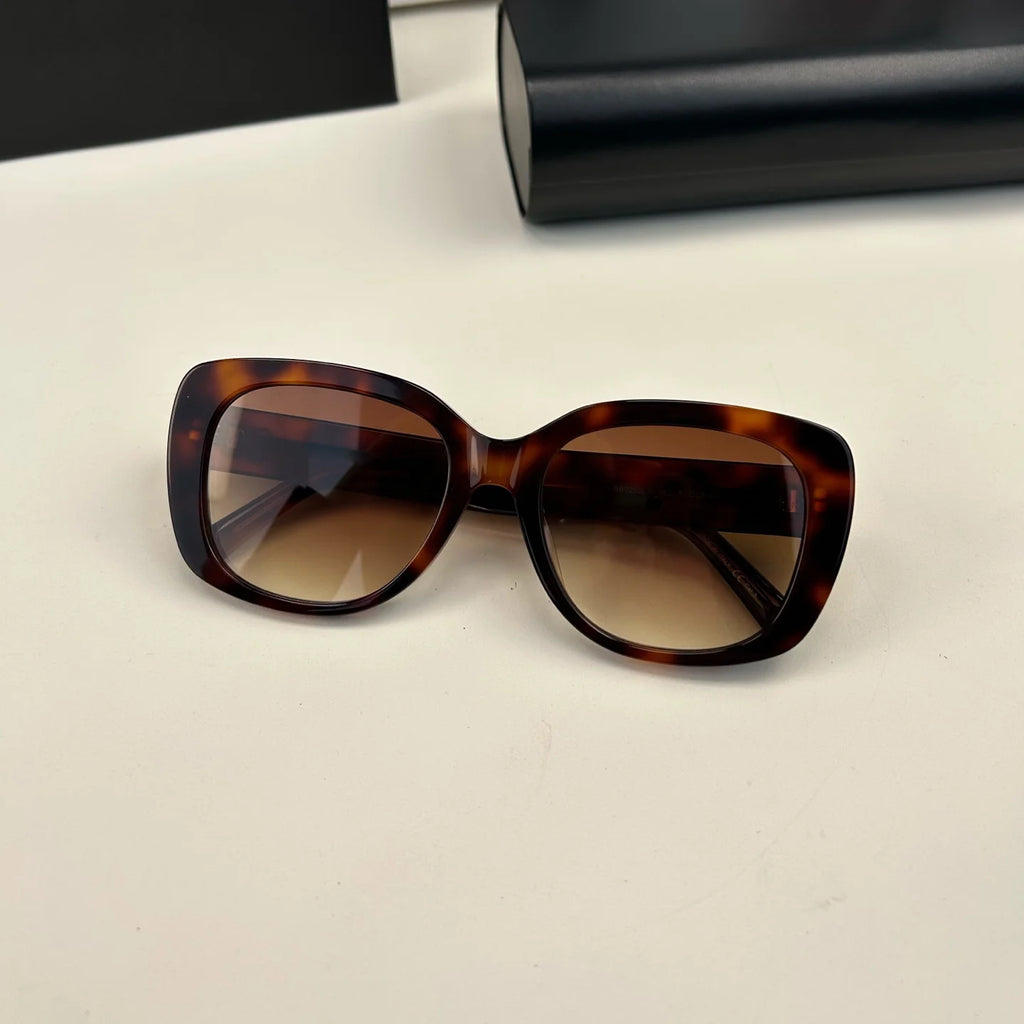 Trending Inspired Luxury High Quality Acetate Sunglasses Men Women Designer Shades Glasses UV400 Protection Banded Sunglasses