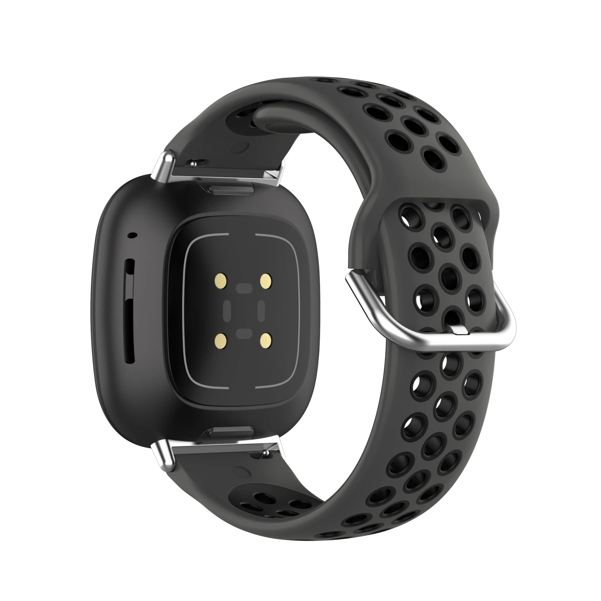 Colorful soft silicone sport wristband for Fitbit Versa 3 and Sense smartwatches by Tidesmit