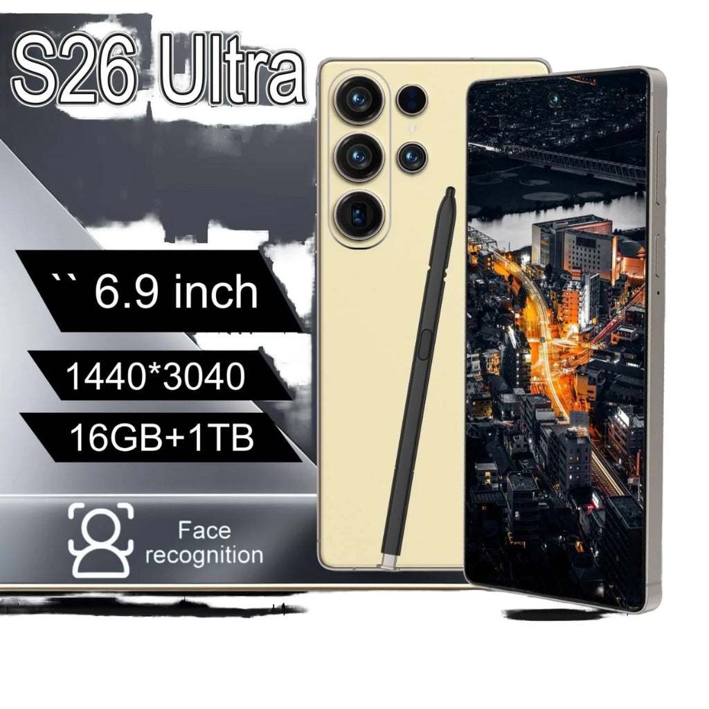 5G Smartphone 1TB Storage 16GB RAM Dual SIM Unlocked Mobile Tidesmit