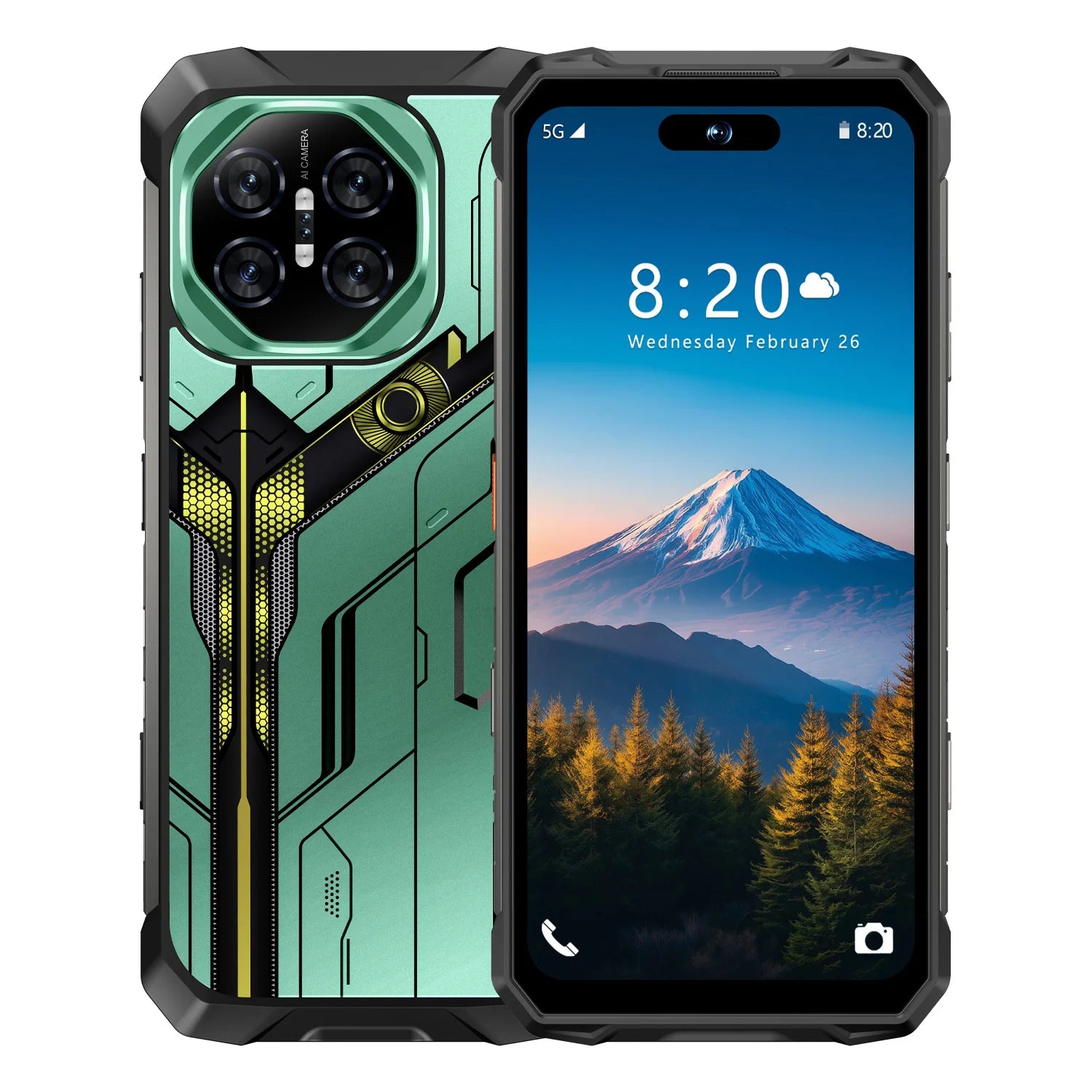 Tidesmit X27 Ultra 5G smartphone with 16GB RAM and 1TB storage for high-performance gaming in sleek finish.