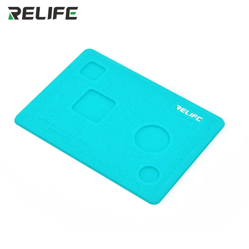 Silicone Repair Mat for Phone Screen Installation | Anti-Slip Blue Pad Tidesmit