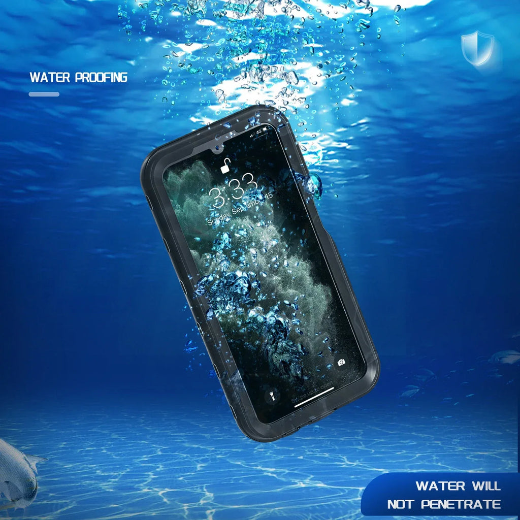 iPhone 15 Plus Shockproof Case - Full Body Protective Cover with 9H Hardness Tidesmit