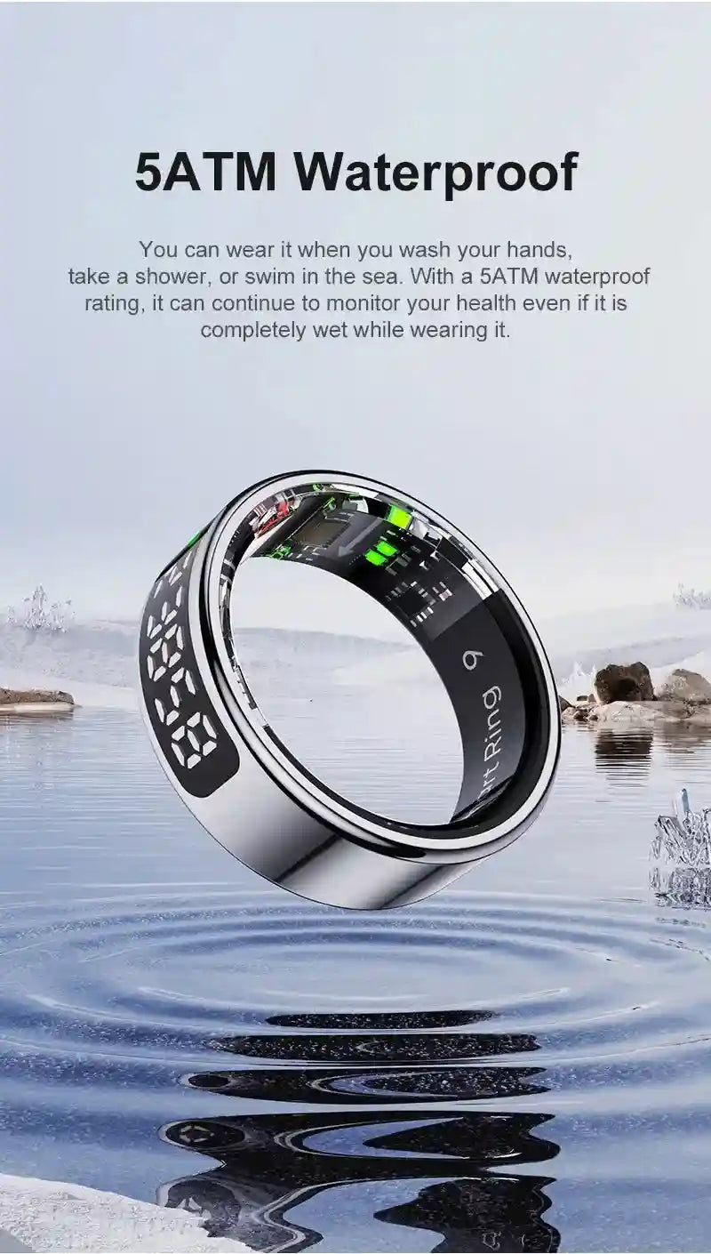 Tidesmit R11 Smart Health Ring - Fitness Tracker, Heart Rate, Sleep Monitor Tidesmit