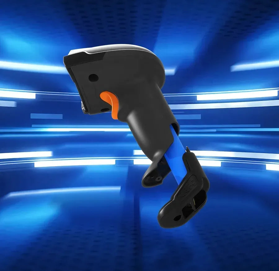 Portable 1D 2D Laser QR Code Barcode Scanner Handheld Supermarket Inventory Serial Port Wired Modbus Profinet Tcp/IP USB