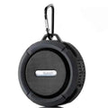 Portable Bluetooth Speaker - Waterproof Wireless Audio with Mic (Red) Black plastic My Store