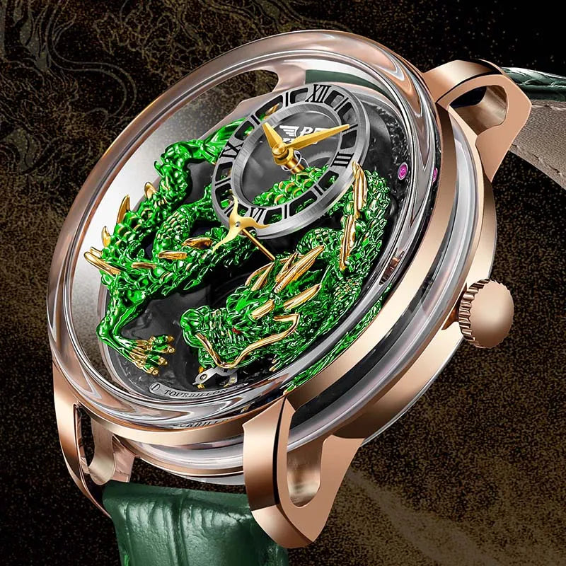 PINDU 6632 Develops and Designs New  Automatic Mechanical Watch Men Watches 45.5MM Luxury High-end Quality Wristwatch Men Gift