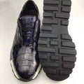 Goodyear Welt Office Women's Walking Shoes Decent Alligator Woman Shoes Sneakers Top Quality Crocodile Leather Luxury Men Shoes