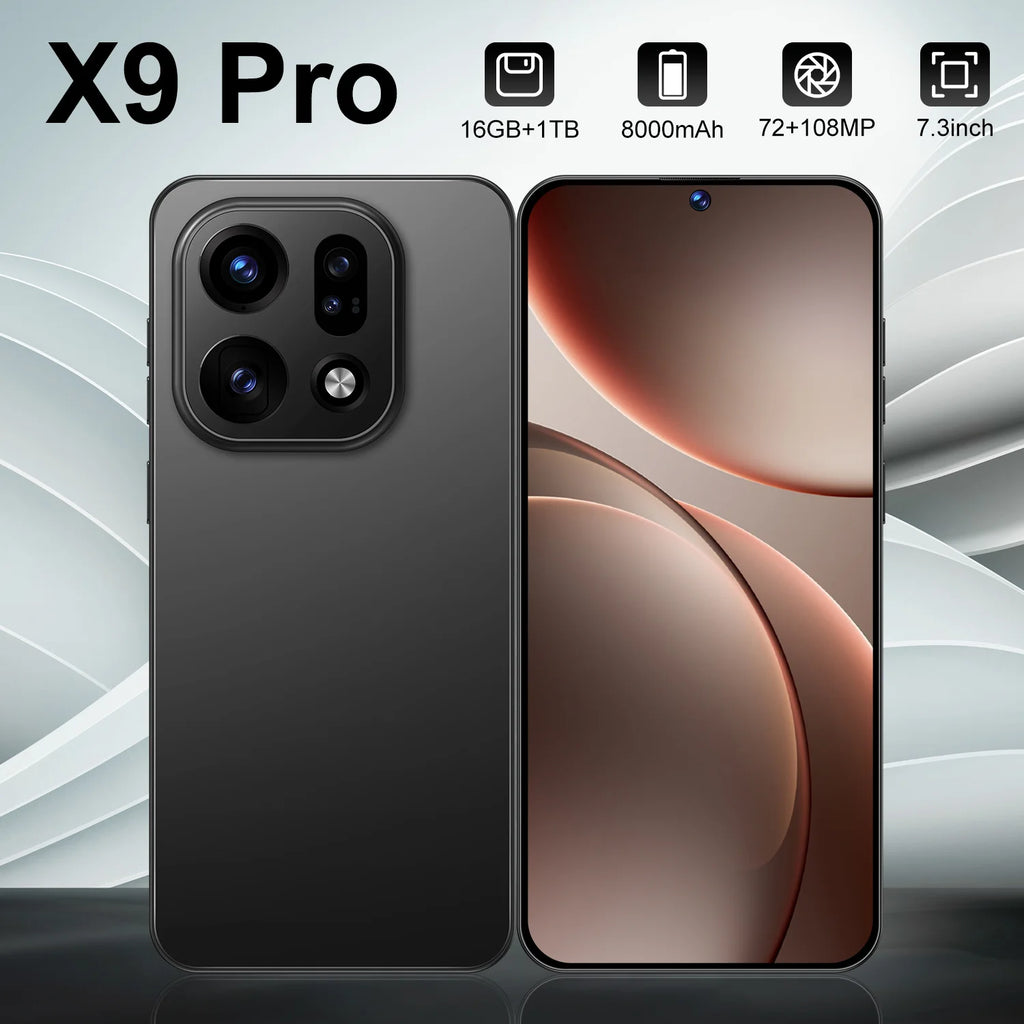 Tidesmit X9 Pro 5G smartphone with 1440x3040 HD display in original global unlocked version.
