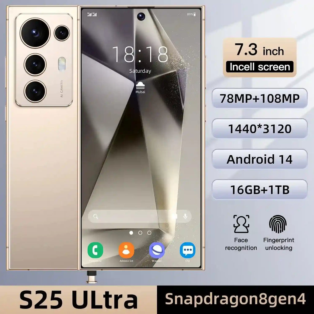 S25 Ultra 5G Smartphone 16GB RAM 1TB Storage - Unlocked Mobile Tidesmit