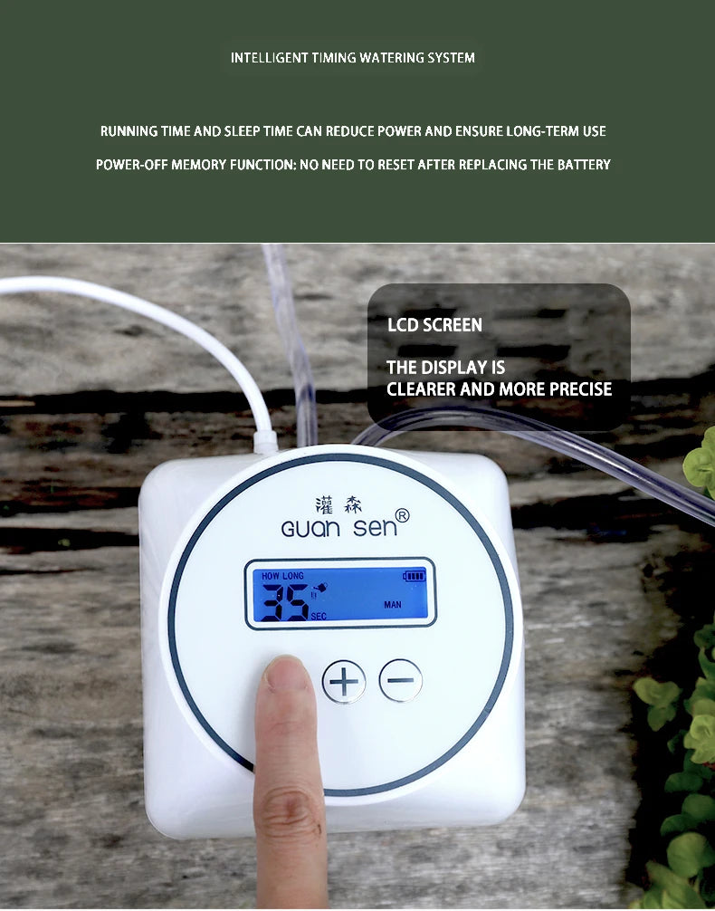 New Intelligent Drip Irrigation Water Pump Timer System Garden Plant Automatic Irrigation Controller Timer Watering Device Set