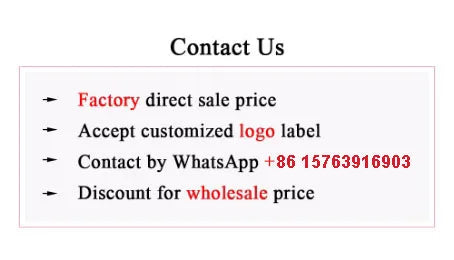 Contact card for Maria 5D W-style eyelash extensions, offering wholesale pricing, custom labels, and WhatsApp contact.