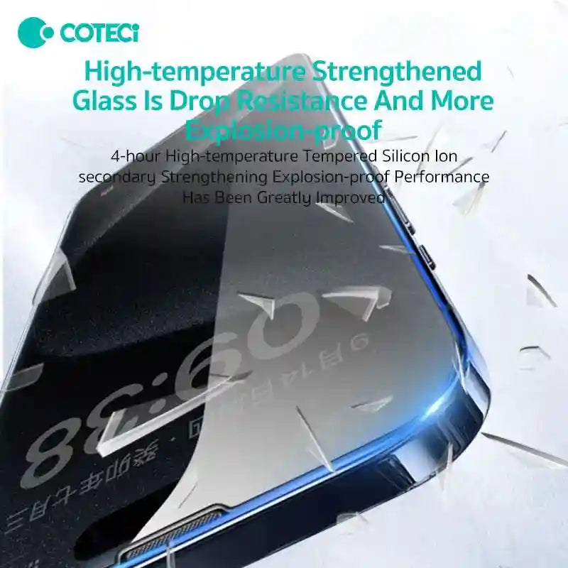 iPhone 16 Pro Max Privacy Screen Protector | Anti-Scratch 9H Glass Tidesmit
