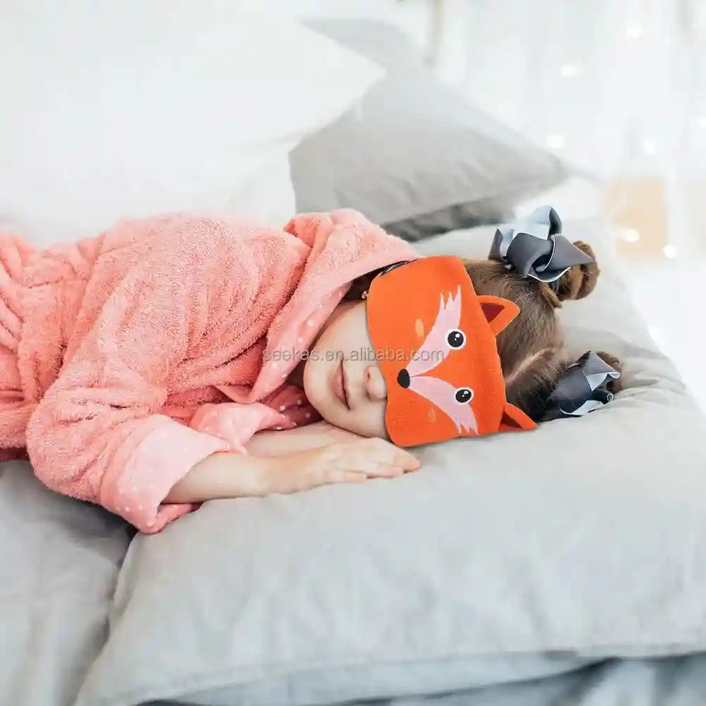 Kids Bluetooth Headband Headphones - Soft Animal Sleep Audio SK-B007B Tidesmit